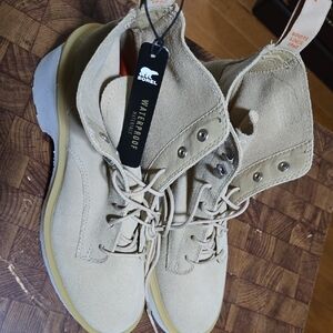 Sorel Beige Suede Waterproof Boots